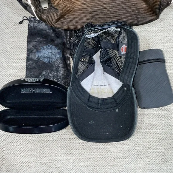 Harley-Davidson Black Backpack with Accessories